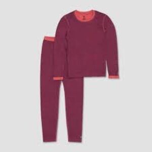 Girls' Champion Double Pique Thermal Underwear Set